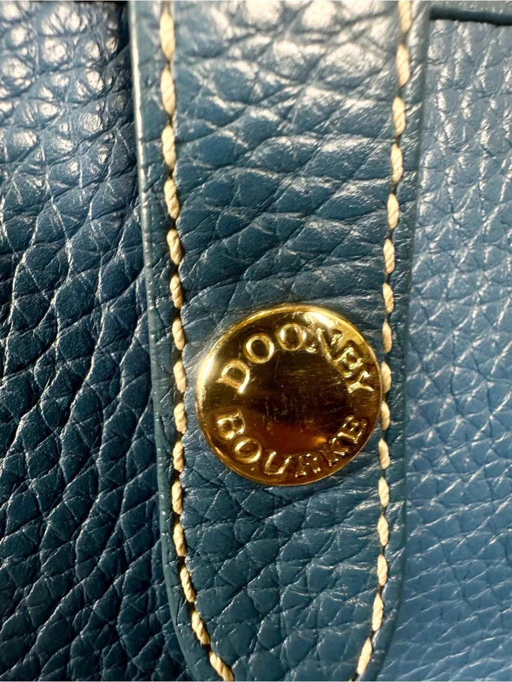 Dooney & Bourke Crescent Pebble Leather Shoulder Tote